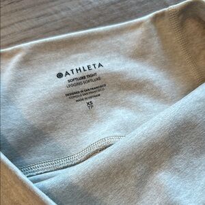 Athleta Softluxe Leggings in Light Gray
